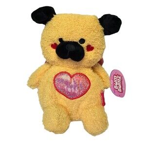 BumBumz Valentines Prescott Pug 7.5" SweetBumz Plush NEW 2024